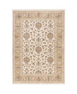 Oriental Weavers Maharaja 5091Z Ivory and Gold 5'3" x 7'6" Area Rug