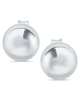 Giani Bernini Ball Stud Earrings (10mm) in Sterling Silver, Created for Macy's