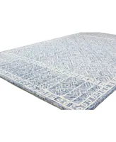 Bb Rugs Taron Val-09 Blue 2'6" x 8' Runner Rug