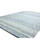 Bb Rugs Taron Val-08 Denim 7'6" x 9'6" Area Rug