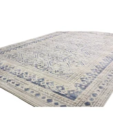 Closeout! Bb Rugs Mesa Mes-05 Ivory, Blue 3'6" x 5'6" Area Rug