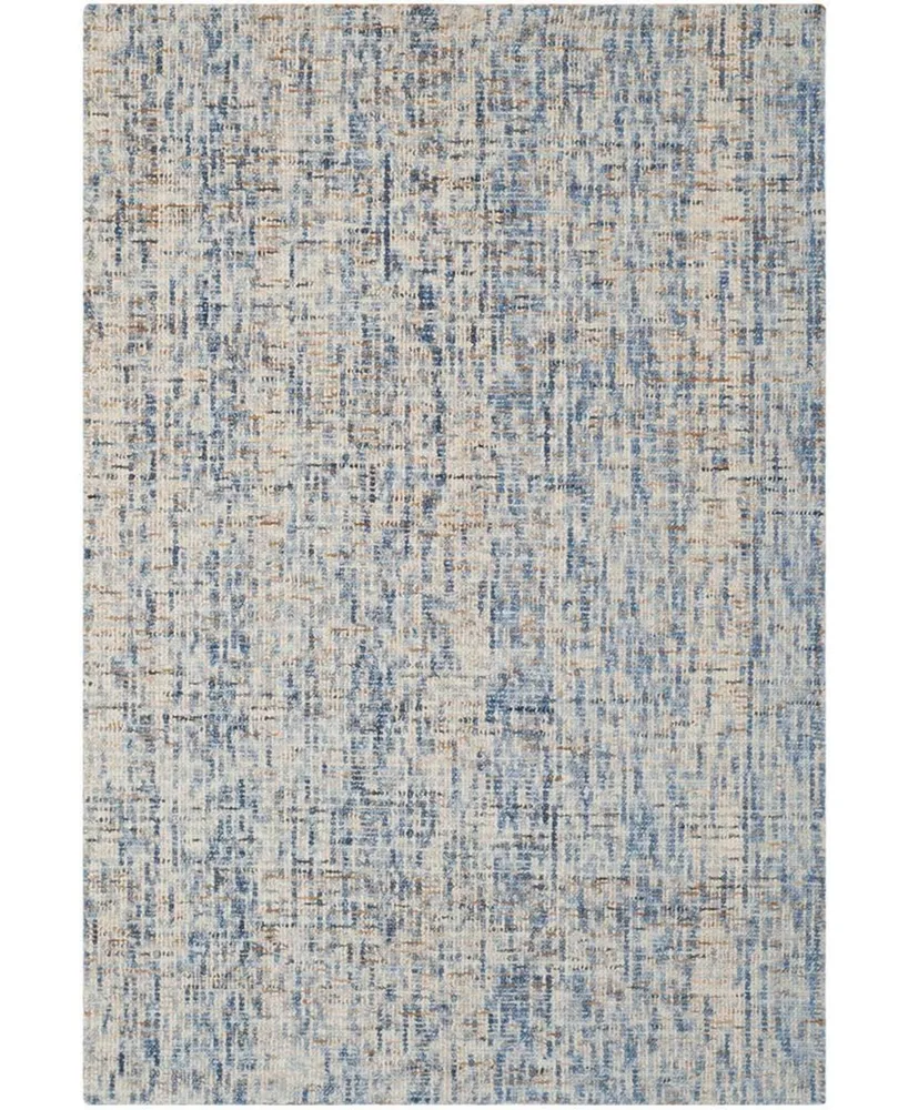 Safavieh Abstract 468 Navy and Rust 5' x 8' Area Rug