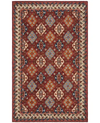 Safavieh Antiquity At509 Red and Blue 6' x 9' Area Rug