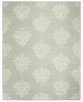 Safavieh Abstract 523 Aqua and Ivory 9' x 12' Area Rug