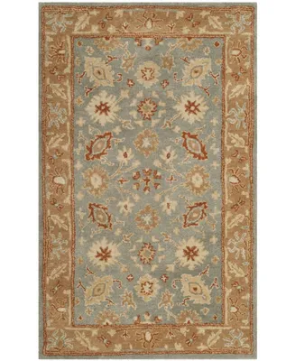 Safavieh Antiquity At61 Blue and Beige 3' x 5' Area Rug