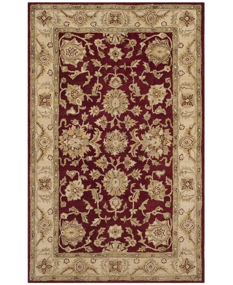 Safavieh Antiquity At312 Red and Gold 6' x 9' Area Rug