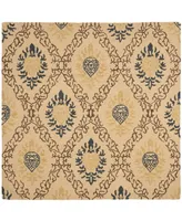 Safavieh Antiquity At460 Gold and Multi 6' x 6' Square Area Rug