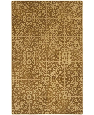 Safavieh Antiquity At411 Gold and Beige 5' x 8' Area Rug