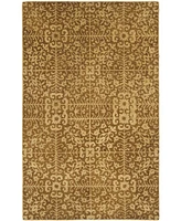 Safavieh Antiquity At411 Gold and Beige 5' x 8' Area Rug