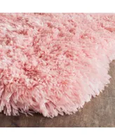 Safavieh Arctic Shag Sg270 Pink 5' x 5' Square Area Rug