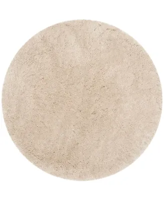 Safavieh Arctic Shag Sg270 Beige 5' x 5' Round Area Rug