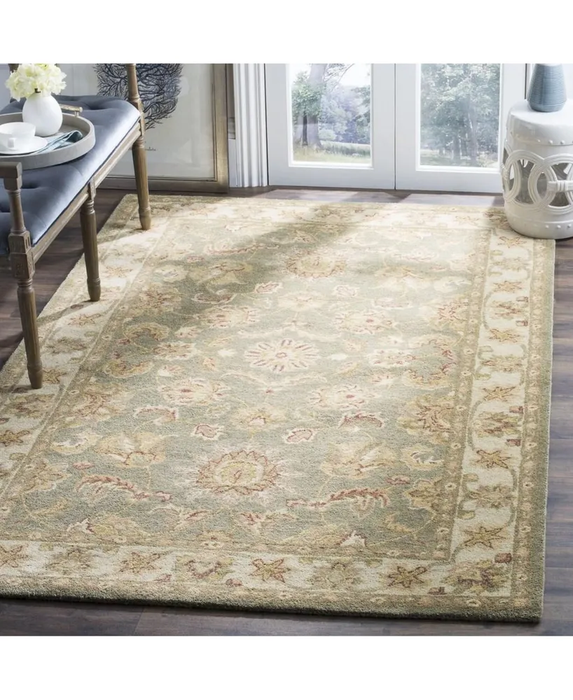 Safavieh Antiquity At313 Green and Gold 2'3" x 4' Area Rug