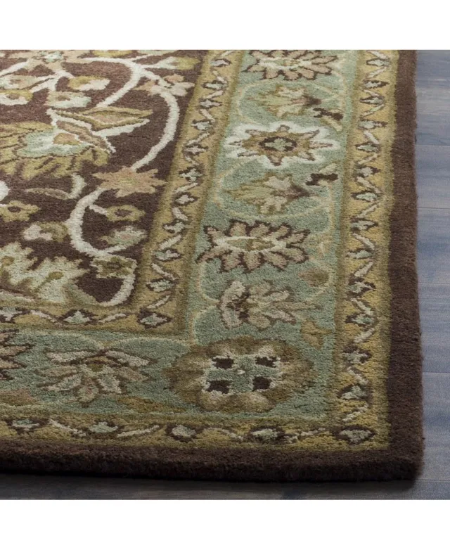 Safavieh Antiquity At249 Chocolate 4'6 x 6'6 Oval Area Rug