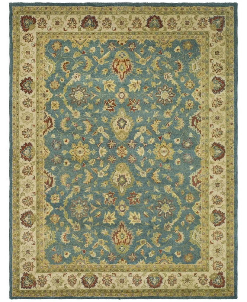 Safavieh Antiquity At15 Blue and Beige 8'3" x 11' Area Rug