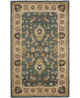 Safavieh Antiquity At15 Blue and Beige 4' x 6' Area Rug