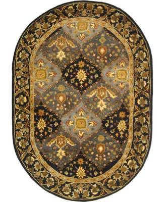 Safavieh Antiquity At57 Blue 7'6" x 9'6" Oval Area Rug