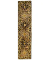 Safavieh Antiquity At57 Blue 2'3" x 10' Runner Area Rug