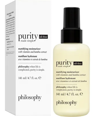 philosophy Purity Made Simple Oil-Free Mattifying Moisturizer, 4.7
