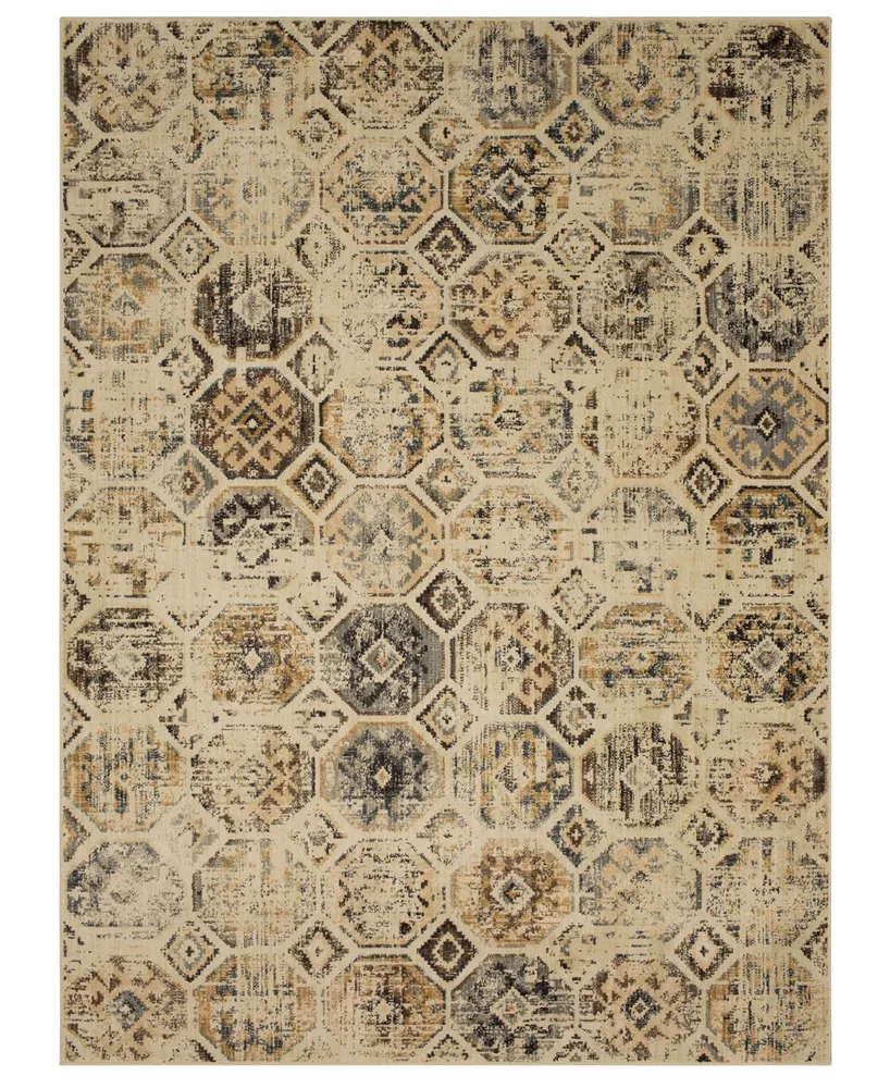 Karastan Elements Tunis Beige 8' x 11' Area Rug