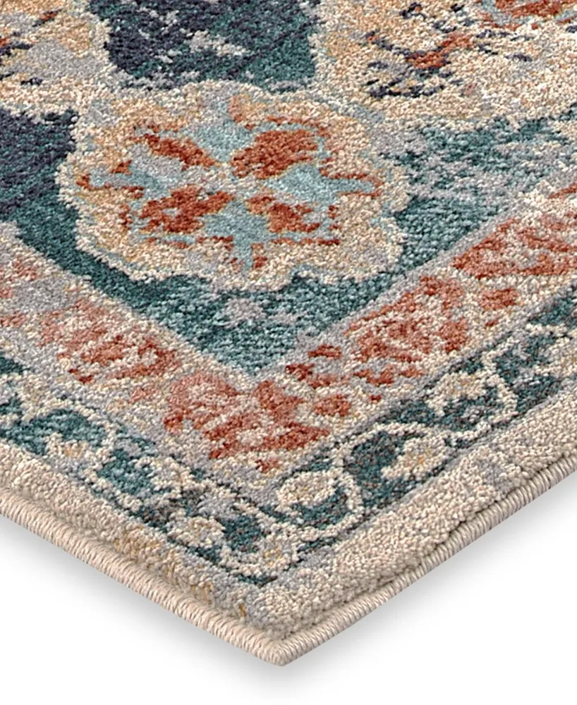 Karastan Soiree Cristales Mushroom 2'4" x 7'10" Runner Rug