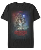 Fifth Sun Men's Stranger Things Classic Group Poster Short Sleeve T-Shirt
