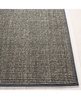 Martha Stewart Collection MSR9501F Charcoal 4' x 6' Area Rug