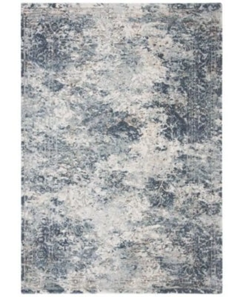 Martha Stewart Collection Msr692m Cream Blue Area Rug