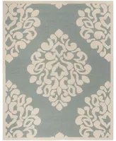 Martha Stewart Collection Floret Damask MSR4545A Brown 4' x 6' Area Rug