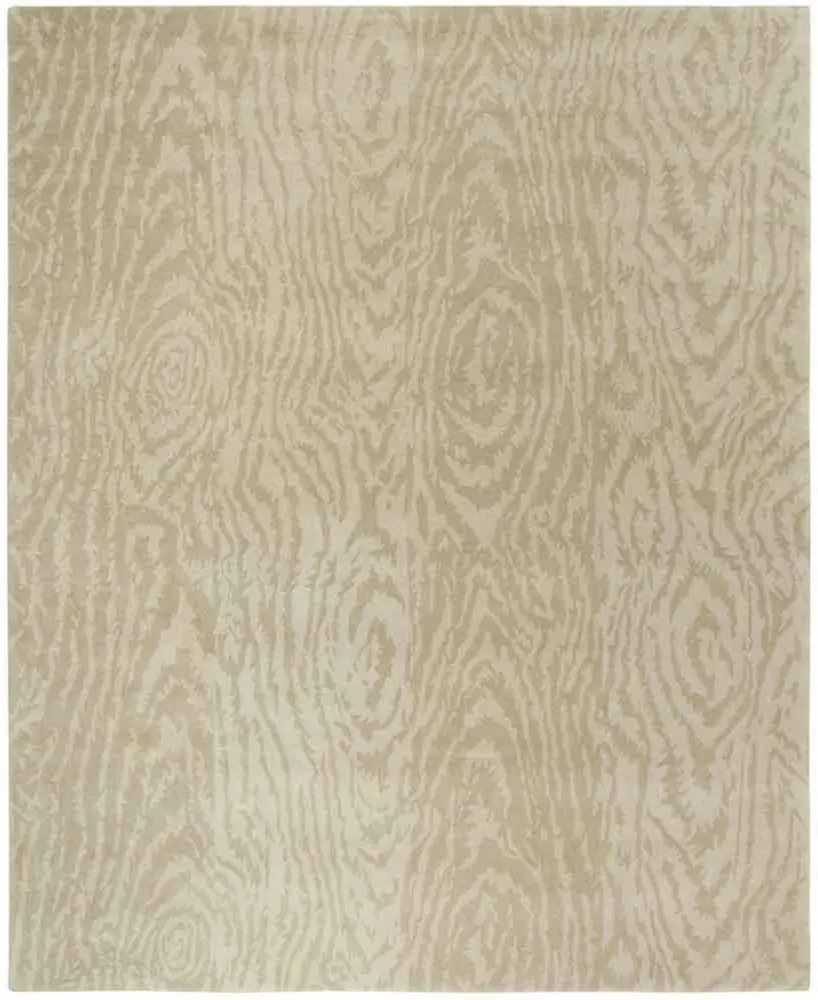 Martha Stewart Collection Layered Faux Bois MSR4534B Beige 8' x 10' Area Rug