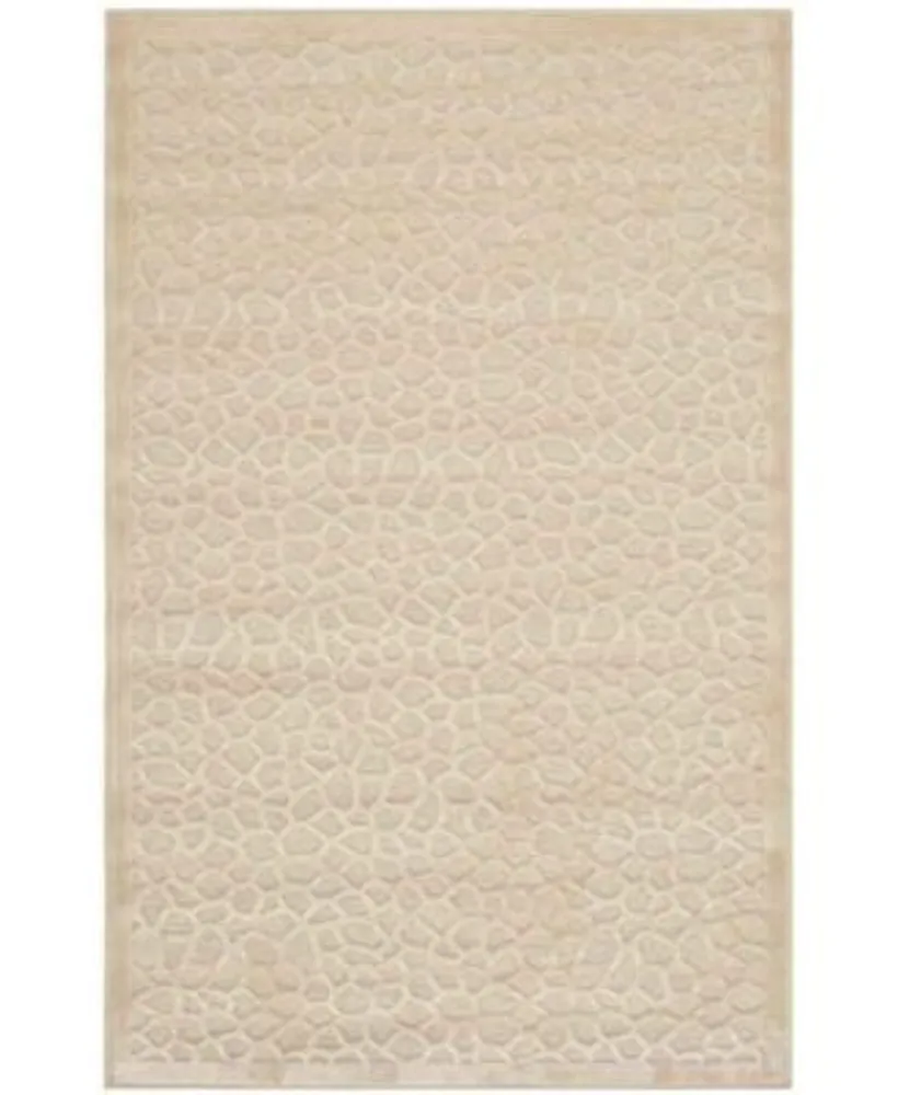 Martha Stewart Collection Turtoise Msr4423a Creme Area Rug