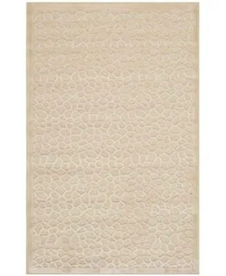 Martha Stewart Collection Turtoise Msr4423a Creme Area Rug