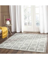 Martha Stewart Collection Square Dance MSR1151C Gray 4' x 6' Area Rug