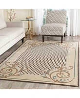 Martha Stewart Collection Scrollwork MSR4446C Creme 8' x 11'2" Area Rug