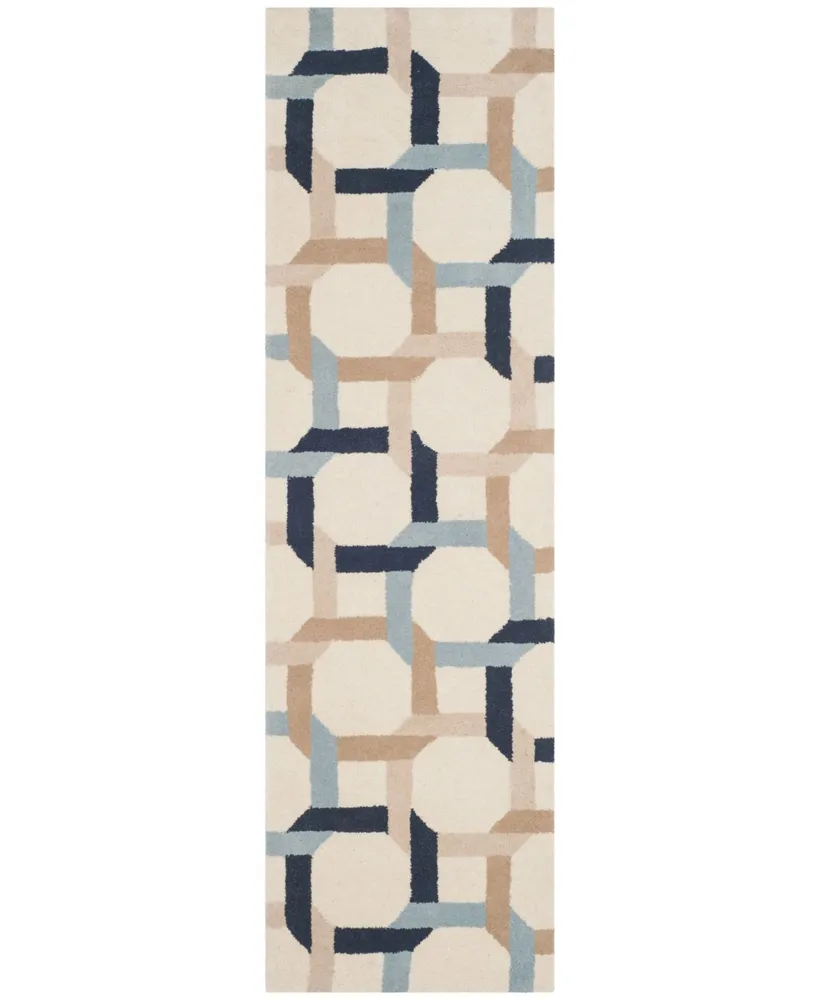 Martha Stewart Collection Color Chain MSR4563B Bluestone 2'3" x 8' Runner Area Rug