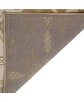 Martha Stewart Collection MSR74303 Taupe 8' x 10' Area Rug