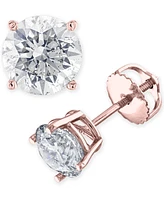 Diamond Stud Earrings (1-3/8 ct. t.w.) in 14k White, Yellow or Rose Gold