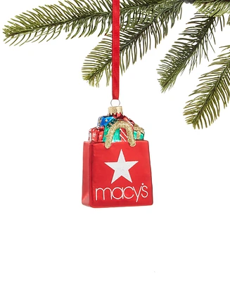Holiday Lane Macy's Shopping Bag Ornament, Created for Macy's