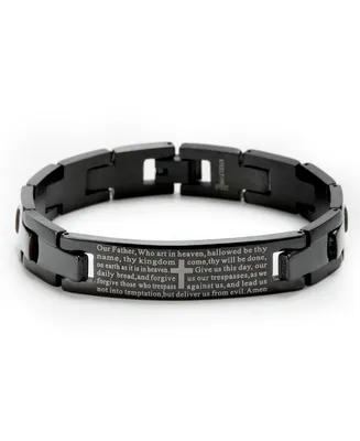 Eve's Jewelry Men's Lord's Prayer Bracelet