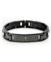 Eve's Jewelry Men's Lord's Prayer Bracelet