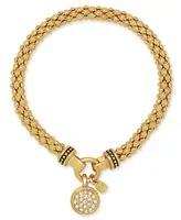 Nine West Boxed Circle Stretch Bracelet - Gold