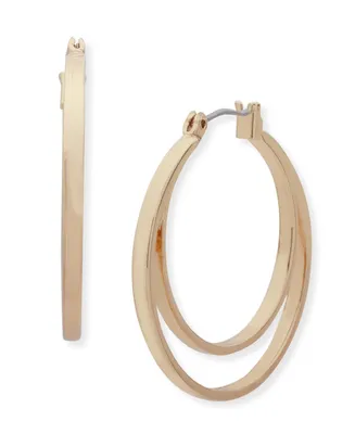 Nine West Two Row Hoop Earring