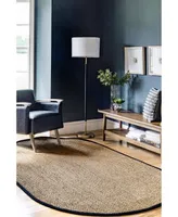 nuLoom Elijah BHSG01C Black 5' x 8' Area Rug