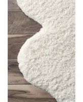 nuLoom Double Pelt Hcsdb Neutral 2'6" x 8' Runner Rug