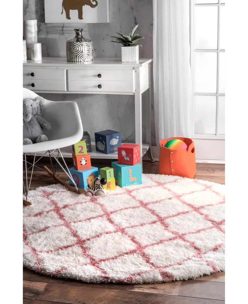 nuLoom Nelda OZAS03B Rose 4' x 6' Area Rug