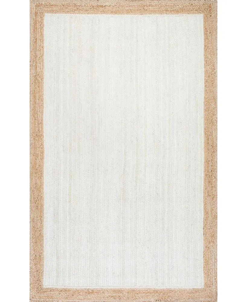 nuLoom Eleonora TAJT09D White 8' x 10' Area Rug