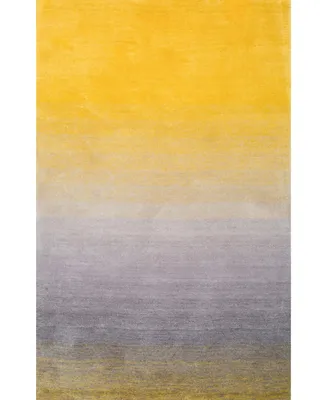 nuLoom Ombre Shag HJOS01A Yellow 4' x 6' Area Rug