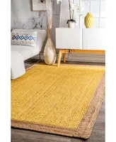 nuLoom Eleonora TAJT09A Yellow 5' x 8' Area Rug