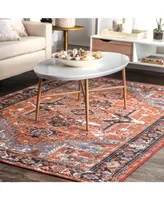 nuLoom Sherita DISA05A Rust 6'7" x 8'2" Area Rug