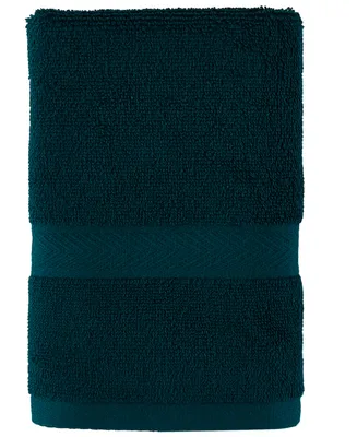 Tommy Hilfiger Modern American Solid Cotton Hand Towel, 16" x 26"