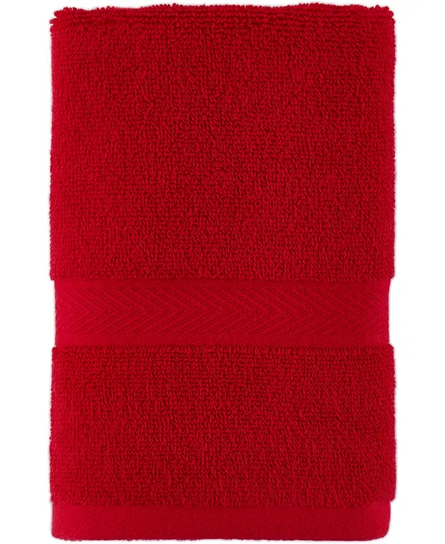 Tommy Hilfiger Modern American Solid Cotton Hand Towel, 16 X 26